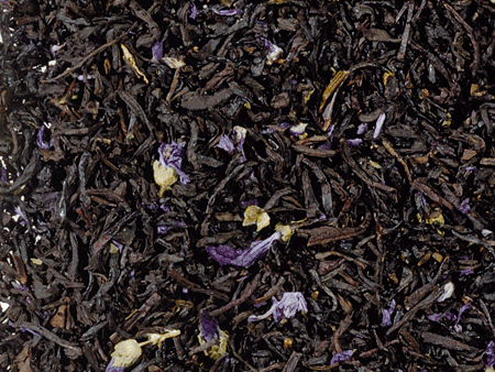Losse Earl Grey Blue Flower – zwarte thee met bergamot en blauwe kaasjeskruidbloemen
