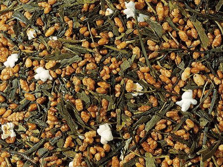 Losse Genmaicha thee – Japanse groene thee met geroosterde rijst en nootachtige smaak