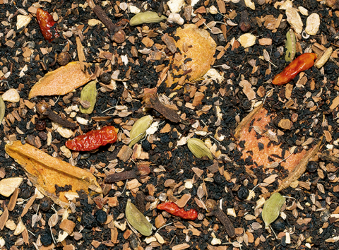 Losse Kurkuma Chai – zwarte thee met geelwortel, chai-kruiden en chilipeper