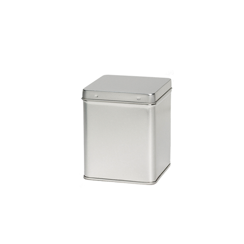 Theeblik vierkant zilver - 100 gram